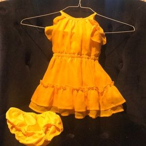 Janie and Jack off the shoulder dress 12-18m